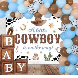 Left Over Cowboy Baby Shower Decorations