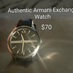 Authentic Armani Exchange Men's Hampto  Casual Watch (Model AX2101