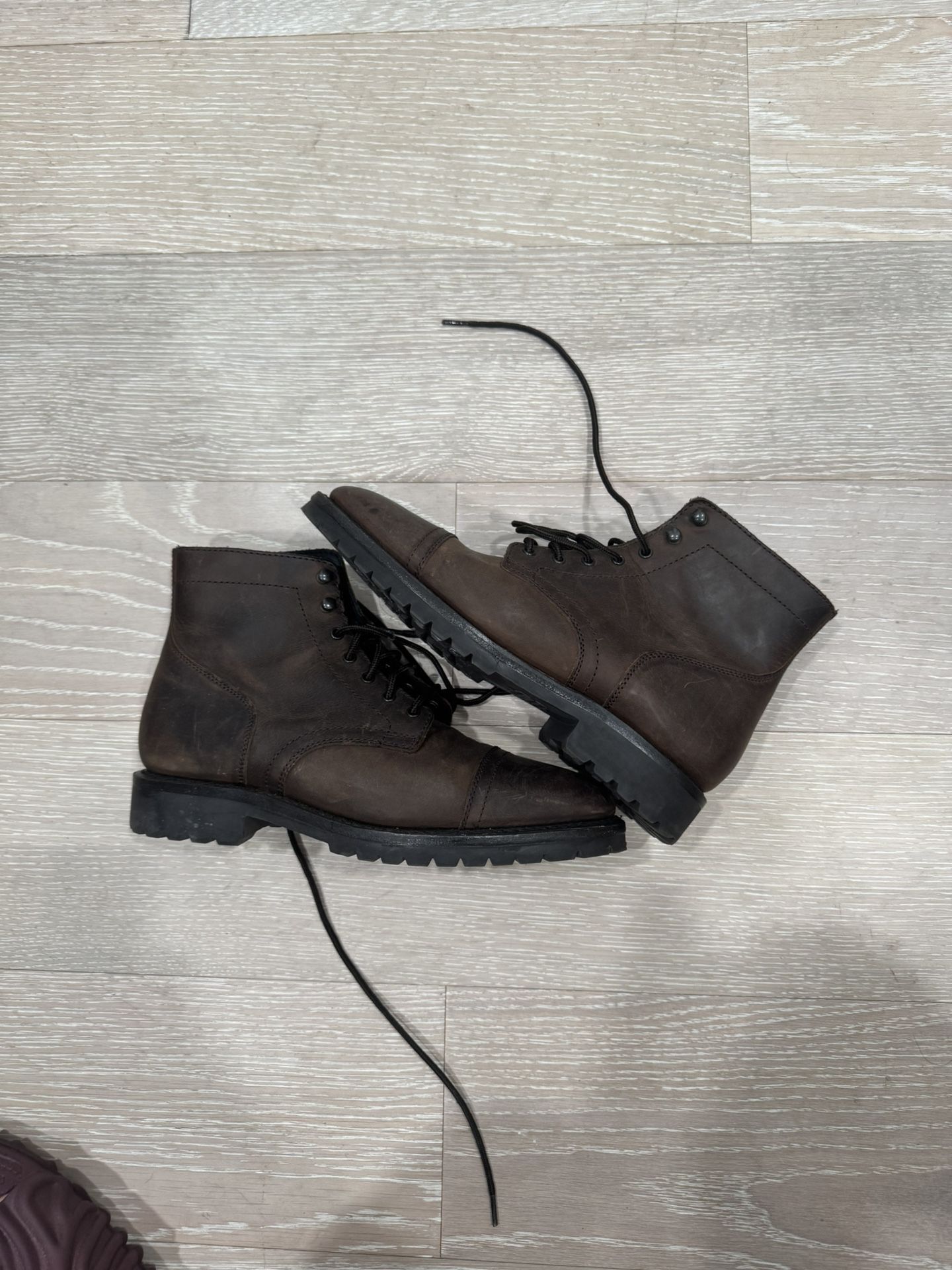 Thursday Boots Cap Toe Size 9