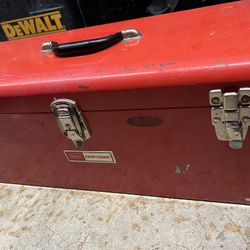 Vintage Sears Craftsman Tool Box  Heavy Duty 24” By 9 1/2” Not Tools