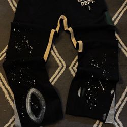 GALLERY DEPT BLACK FLARED SWEATPANTS