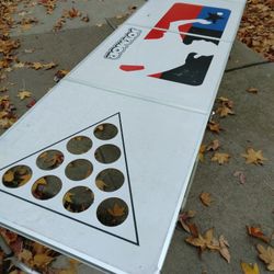 Folding Beer Pong Table - Height Adjustable