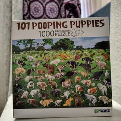 100 Pooping Puppies & Funny dogs 1,000 Piece Puzzle