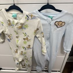 Baby Boy Sleepers 3-6M