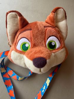 Disney authentic 2025 Zootopia nick wilde shoulder bag shanghai disneyland