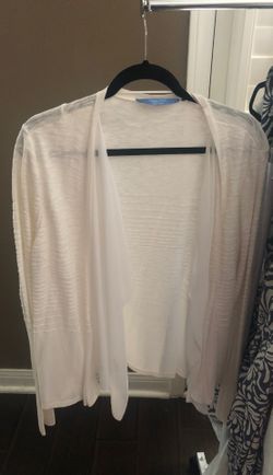 Cardigan white medium