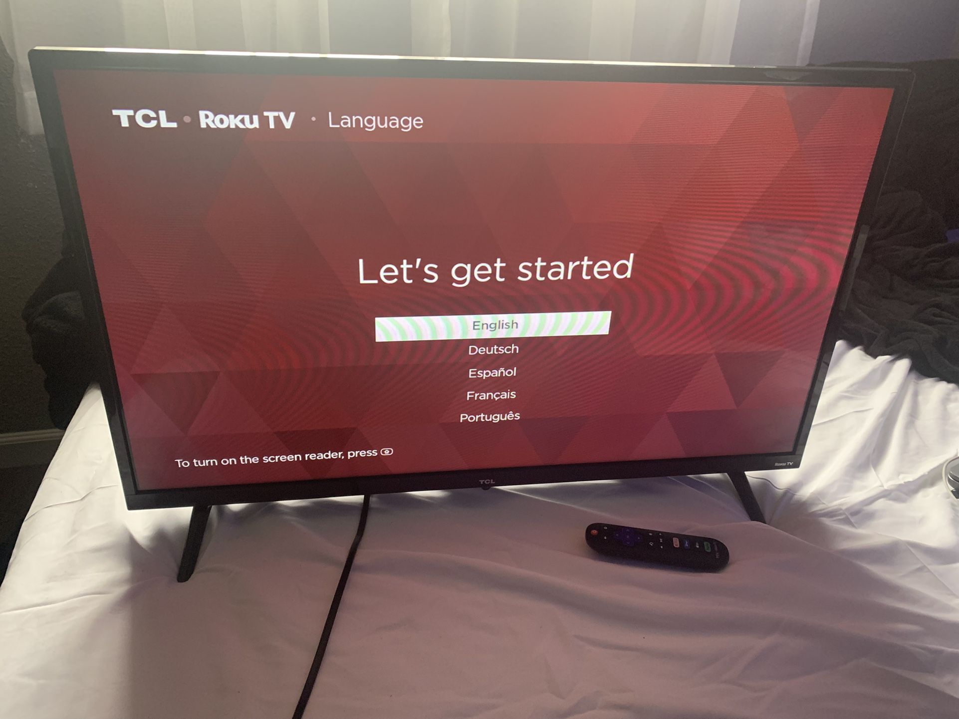 Small Tv TCL Roku 