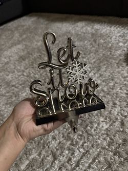 Christmas Stocking Holder Decor