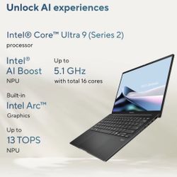 Asus Zenbook 14” Oled Ultra 9+32G Ddr5