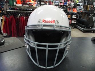 Used Riddell Victor White Football Helmet Size S-M