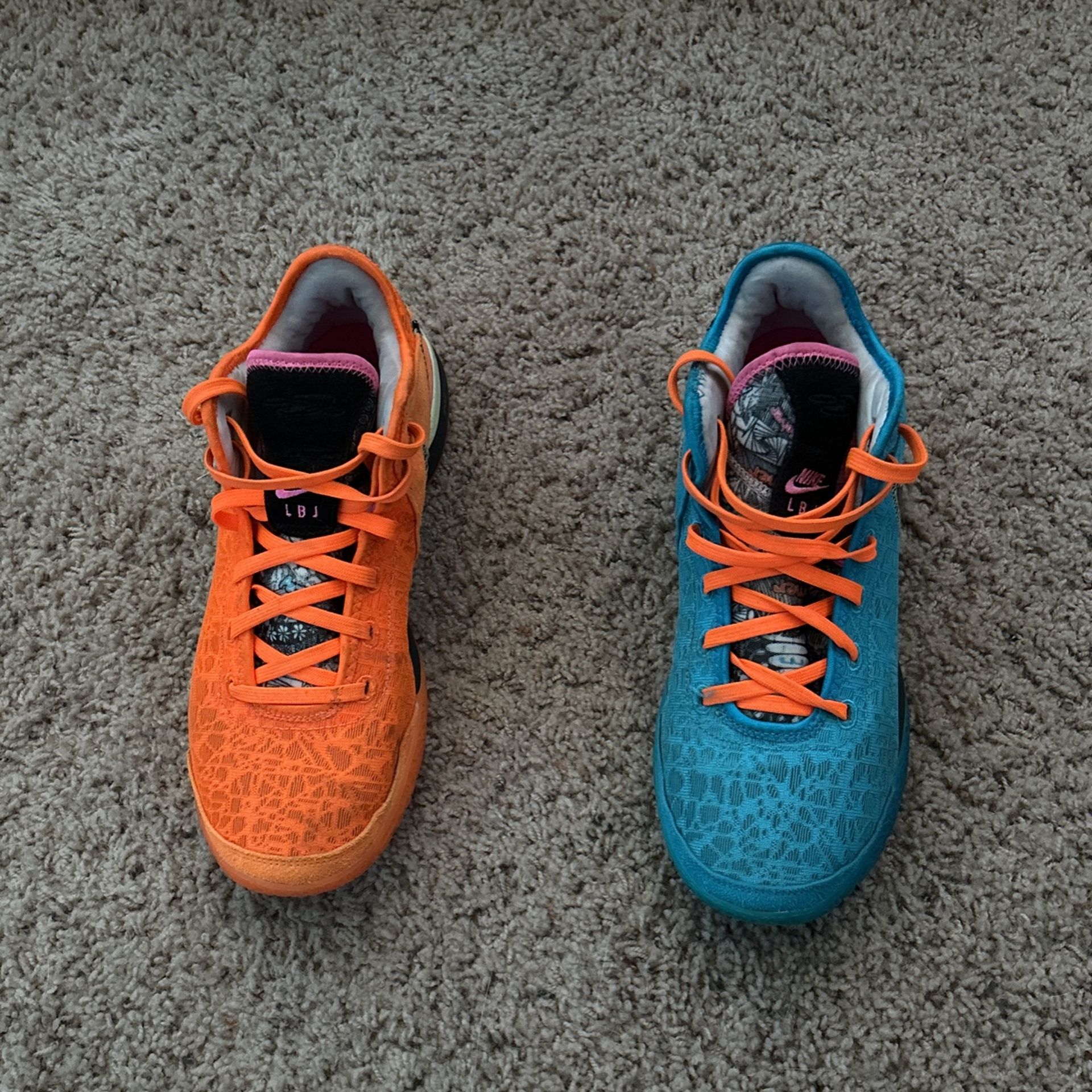 Lebron NXXT Gen “I Promise” Blue and Orange Mismatch