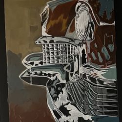 16x20 Acrylic Painting. Work By Lee (Rolling)