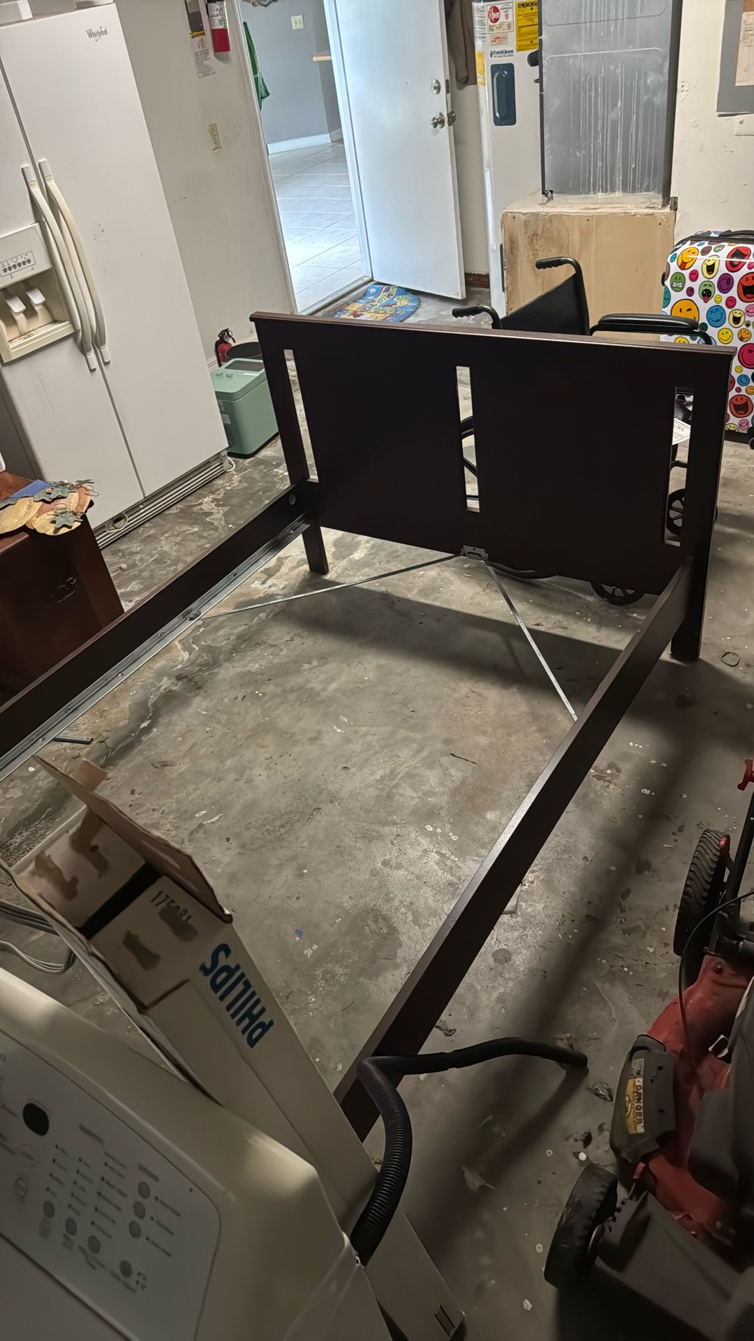 Full size bed Ikea bed frame with drawers