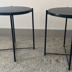 Black tables