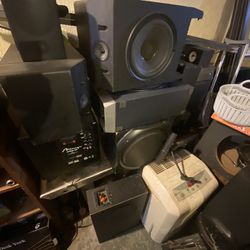 Lots Of Speakers For Sale Including Sony & Bose