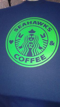 I Love Seahawks and Coffee t shirts