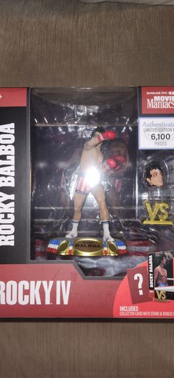 McFarlane Toys Movie Maniacs Rocky IV Apollo Creed Trunks Limited Edition Posed Figure