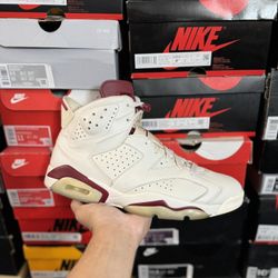 Jordan Maroon 6s size 11.5 USED But Clean