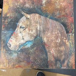 Horse Painting On Canvas Paid 200 Will Sacrifice 50