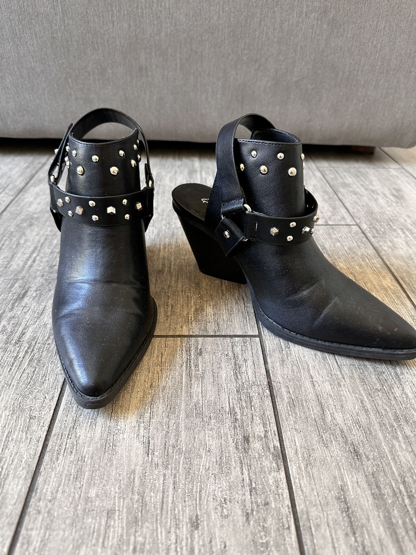 Black Booties - Size 6.5 