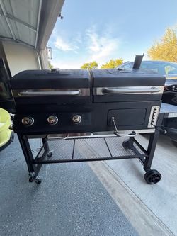 Expert Grill 3 Burner Gas & Charcoal Combo Grill – Works Great