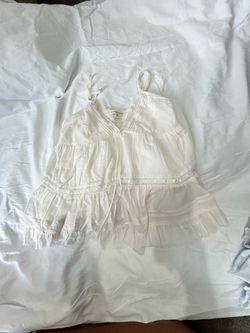 Aeropostal white babydoll top