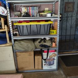 Bottomless shelving storage rack