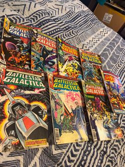 Battlestar galactica marvel comics lot of (7)