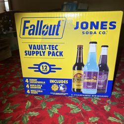 Jones Soda Fallout Vault-Tec Supply Pack 12-Bottle Case