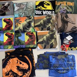 Jurassic Park kids Size 12. (9 shirts short & long sleeve 5 Sweaters 2 pajamas)
