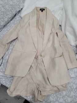 Express Sparkle Shorts And Blazer 