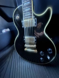 Black Epiphone Les Paul Custom Pro – Great Condition (Missing 1 Knob)