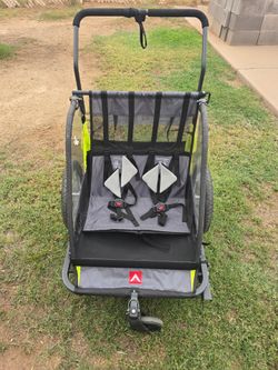 2-in-1 Kids Bike Trailer and Stroller