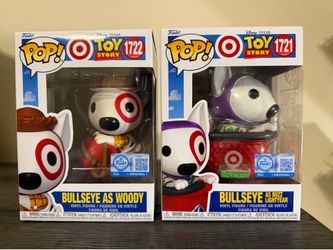 Funko Pop Target Exclusive Bullseye as Woody & Buzz Lightyear **NEW**