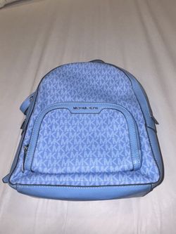 Blue Michael Kors Backpack