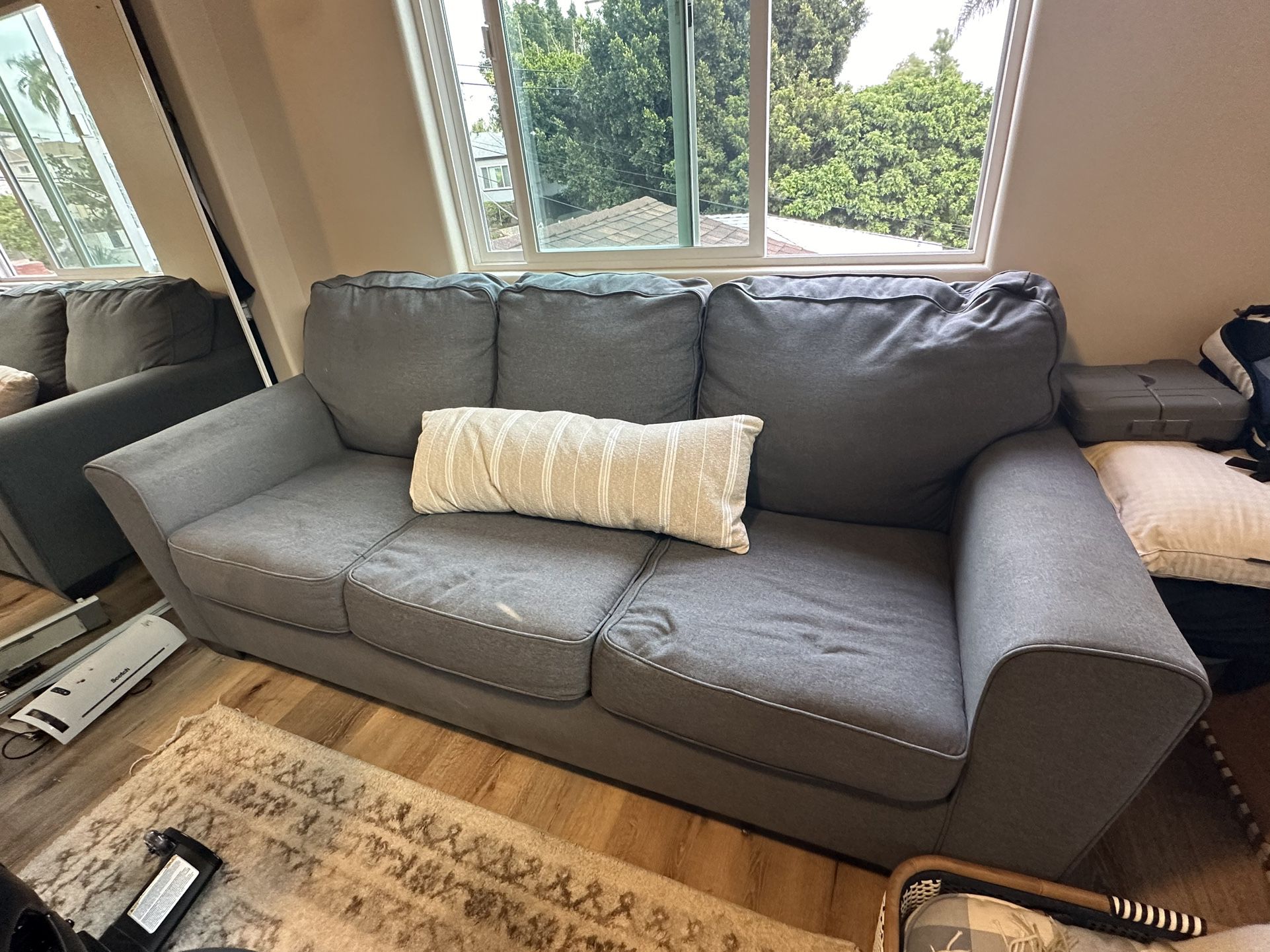 Grey Pullout Couch!