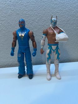 WWE Battle Pack (Complete, No box) - Sin Cara & Rey Mysterio