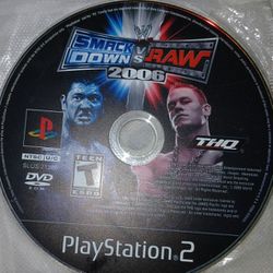 Smack Down Vs Raw 2006 Ps2 Game