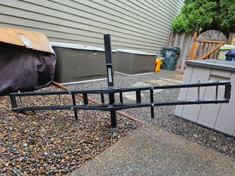 Motorcycle/bicycle hitch hauler