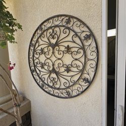 Metal Wall Medallion $50