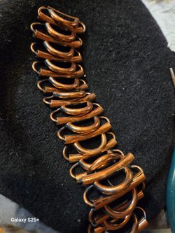 vintage solid copper bracelet