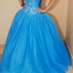 Turquoise Quinceanera Dress 