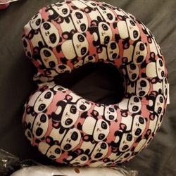 Panda Travel Pillow And Slippers