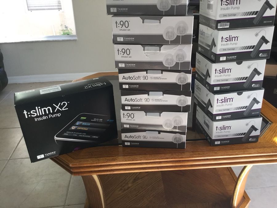 Brand New T:Slim X2 Insulin Pump and Supplies