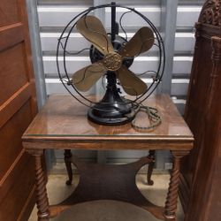 Vintage GE Brass Blade Desk Fan – Working – $195