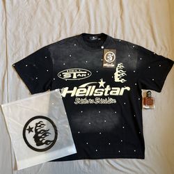 Y2k Black/White Hellstar polkadot Path to Paradise Tee