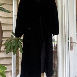 Velour Overcoat