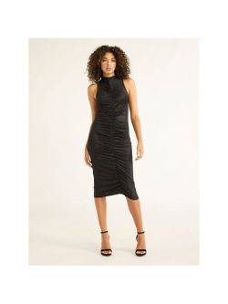 Sofia by Sofia Vergara Women's Halter Midi Dress, Mid-Calf Length, Size XXL (20)
