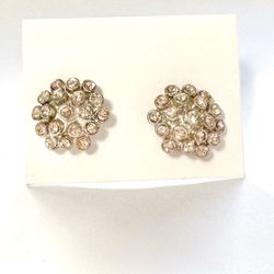 Pink Faceted Gemstone Earrings