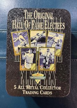 1996 Metallic Impressions "Original Hall of Fame Electees"